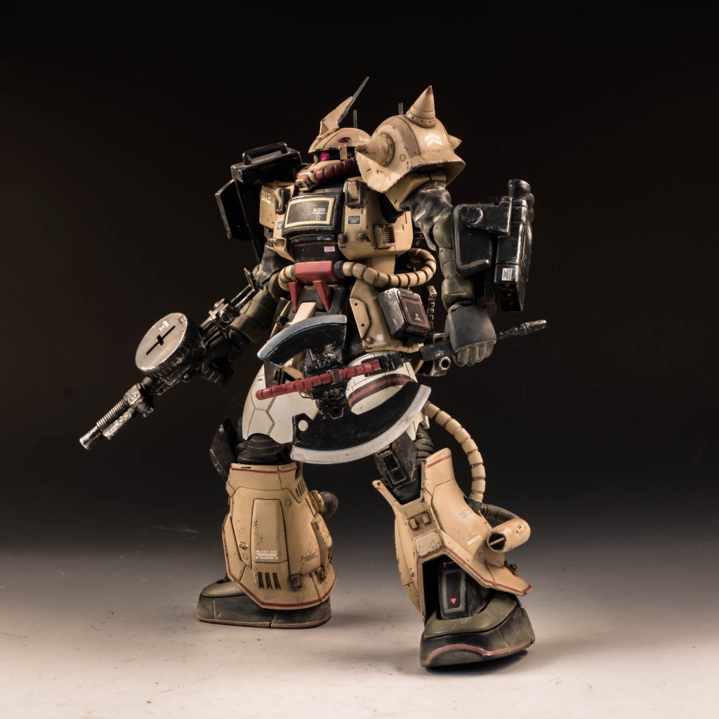 ザクデザートタイプ 現地改修機｜CAWORKS_0518さんのガンプラ