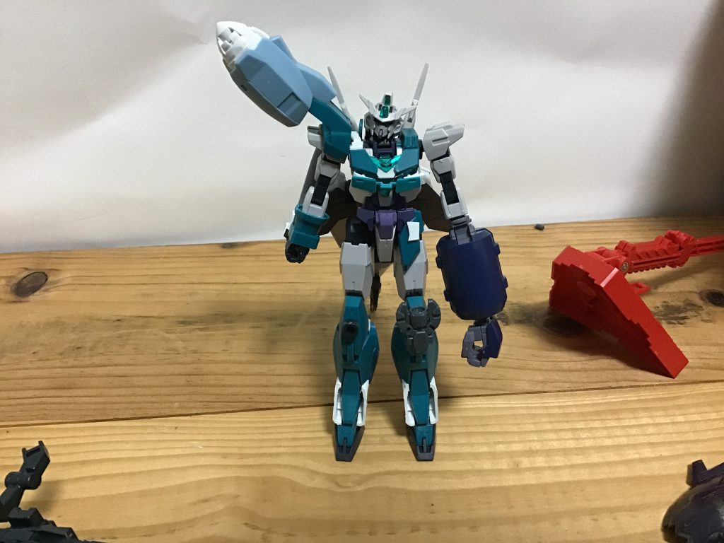 ついでに余ってたパーツを使ってアーマーを作ってみました