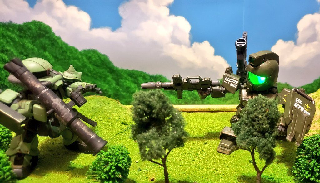 ウェポンラックにはロケットランチャーもマウント可能です