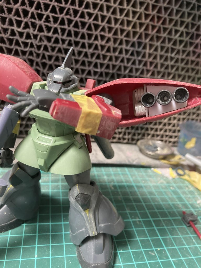 あと中身がスカスカなので機雷を仕込んだり.塗装したらほとんど見えなくなりました(:3_ヽ)_ぴえん.