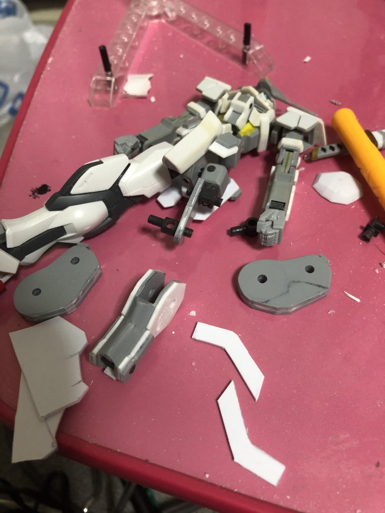 脚部の制作過程