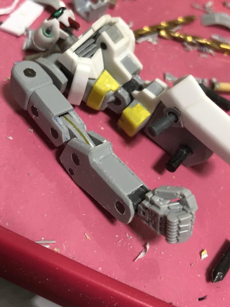 腕のフレームの完成です！