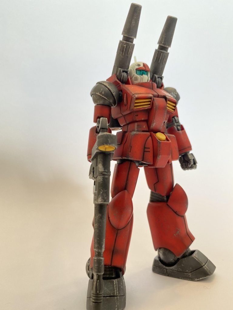 成形色仕上げです。リアルタッチマーカーでウェザリングをしました。