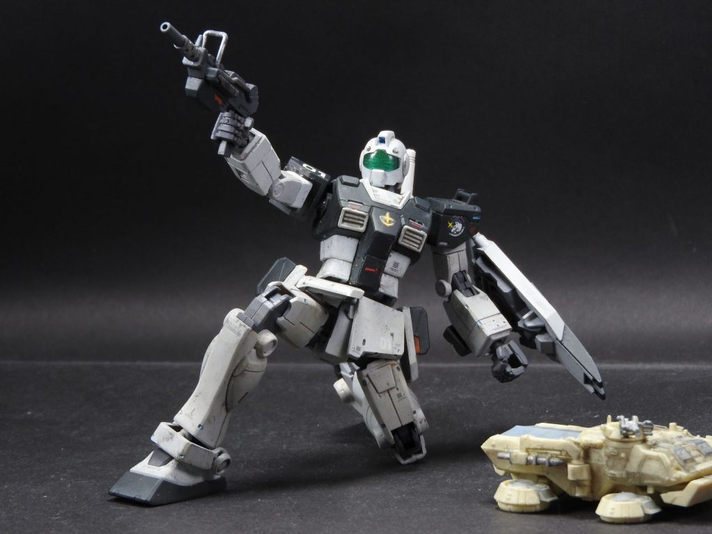 「コロニーの落ちた地で」
パッケージ画像風。ジムキャノンとかも欲しくなりますね。