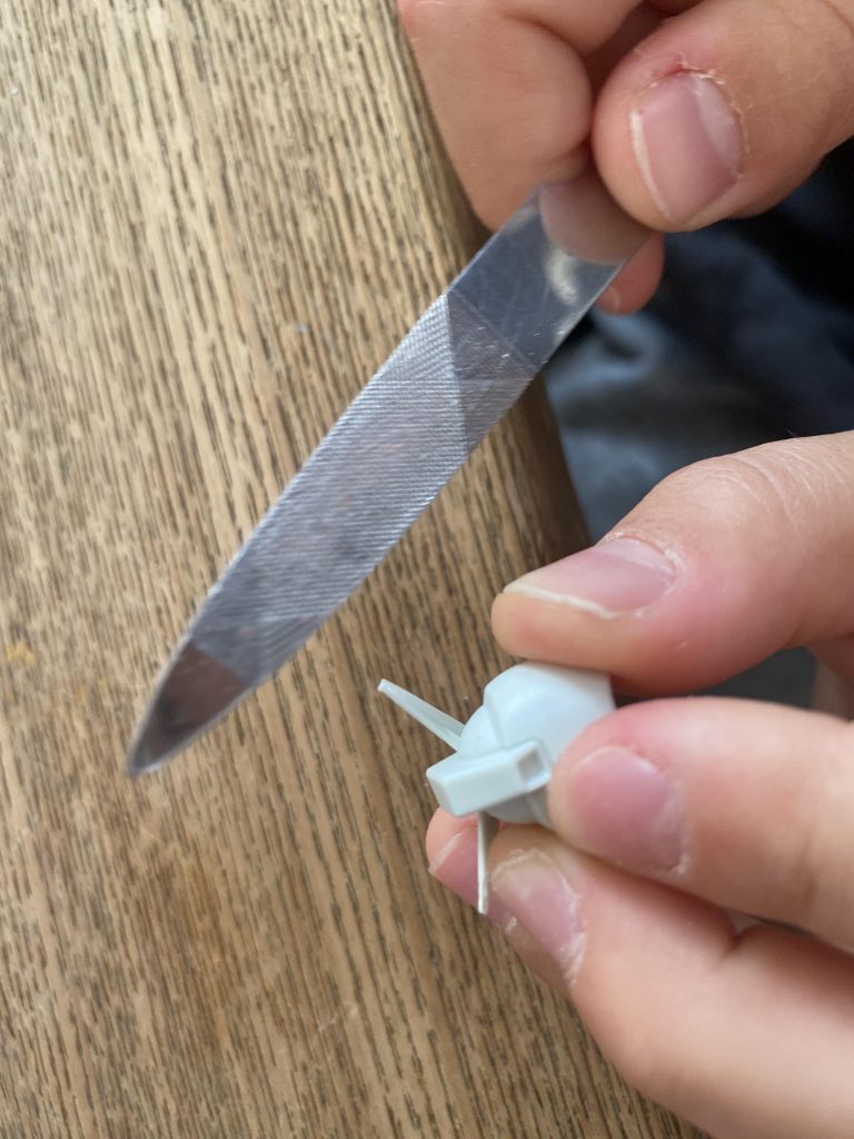 これが尖らせている時の写真です