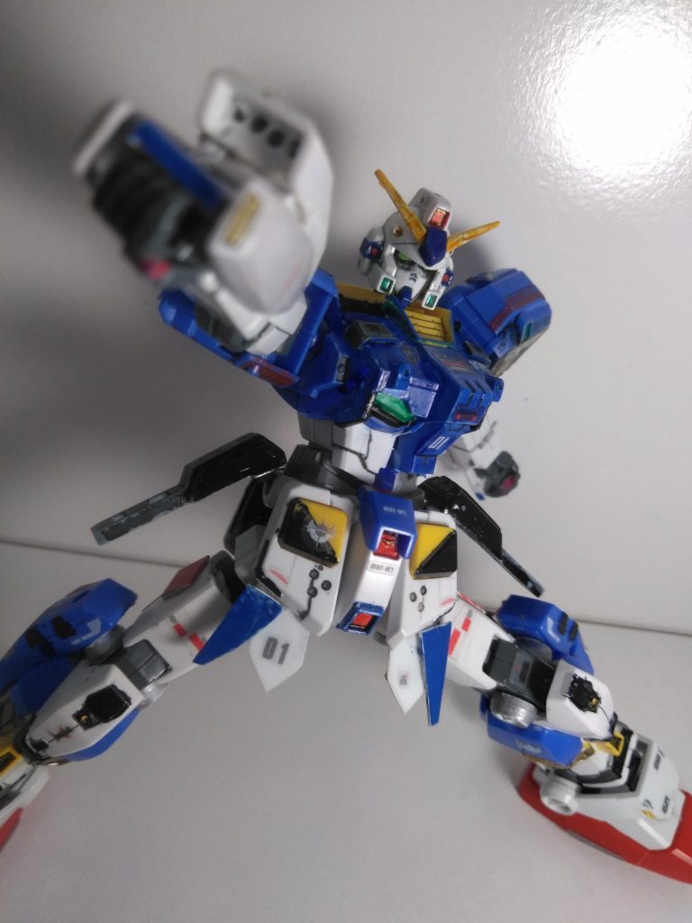 腕部4連ビームマシンガン腕部ダブルヒィンファング汚い編集で一枚