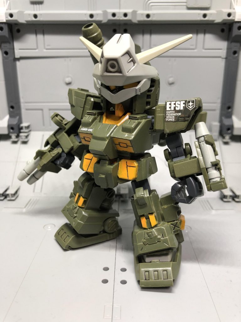 BB戦士付属のオリジナルマスクもアレンジして付けてます。