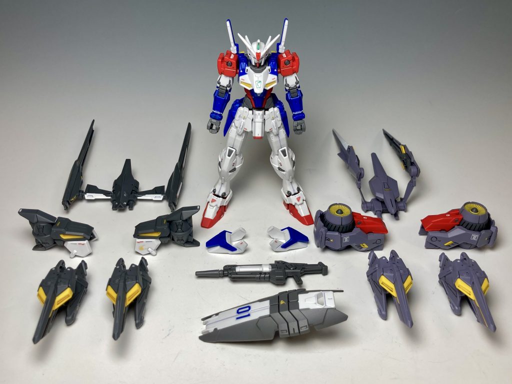 オプションを並べて!男の人ってこういうの好きなんでしょ?(笑)組み替え遊びが楽しいジェミナス!02も作って換装させたいですね!