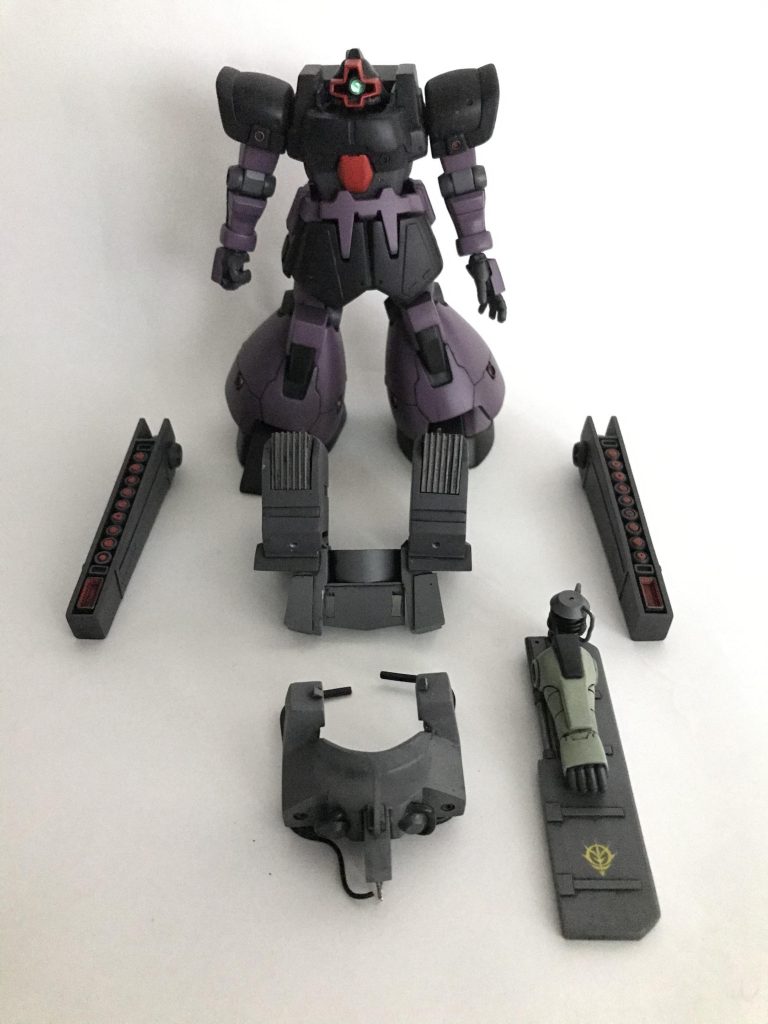 装甲全パージ 本体無加工です ミサイルポットは接着しました