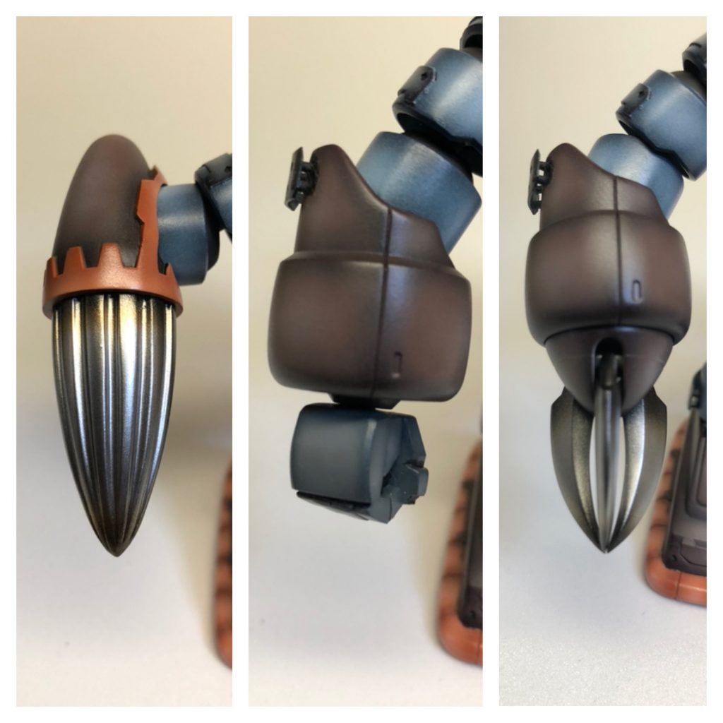 ハンドパーツは3種類に交換できます。