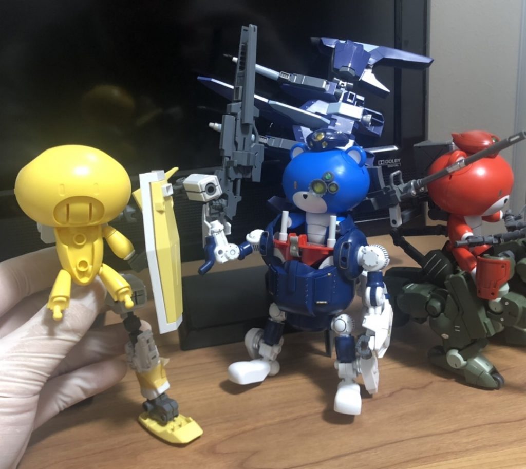 大きさ合わせ中、まだヒョロヒョロですw