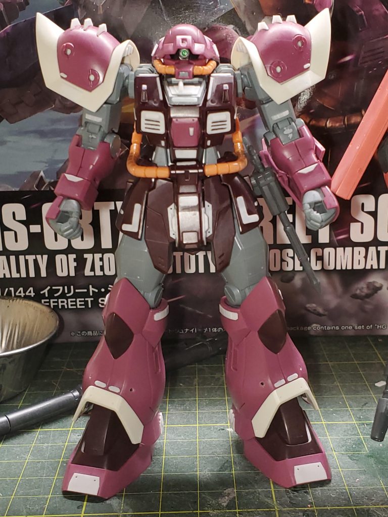 途中経過。こんな感じでディティールを貼ってます。