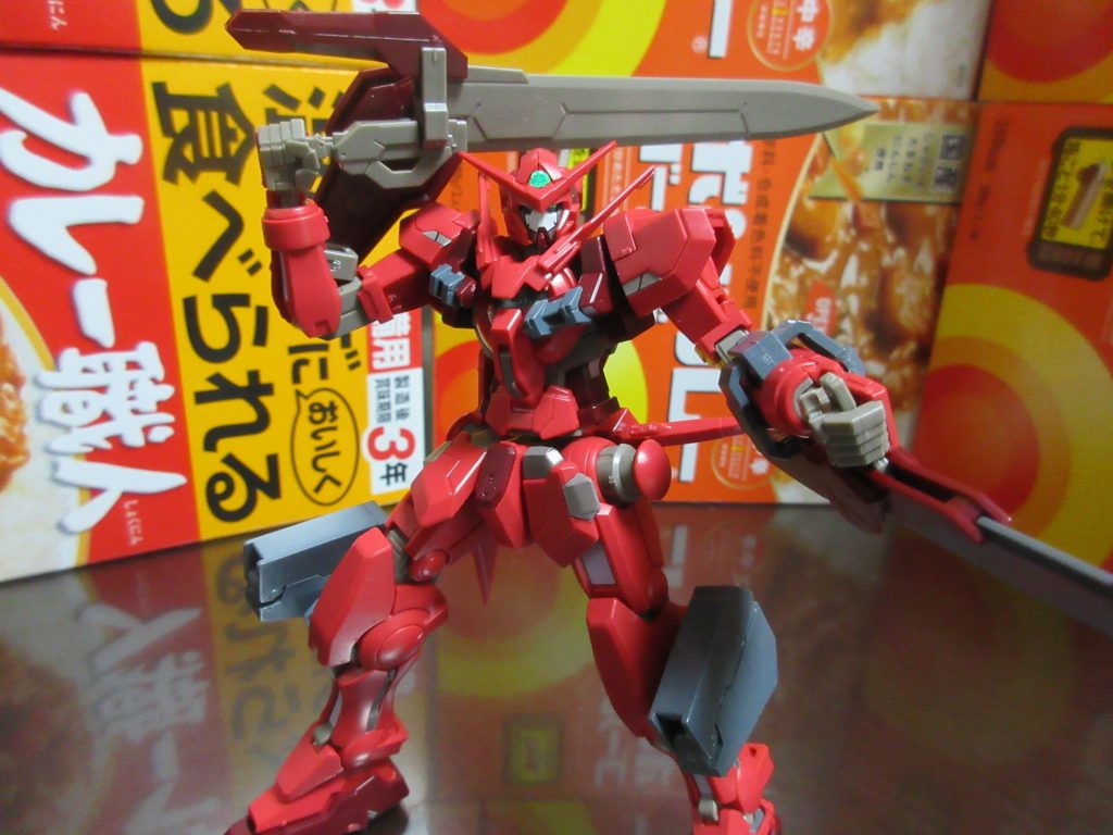 武装としてはエクシアの装備+アストレアのプロトGNソード、GNハンドガンになっています!