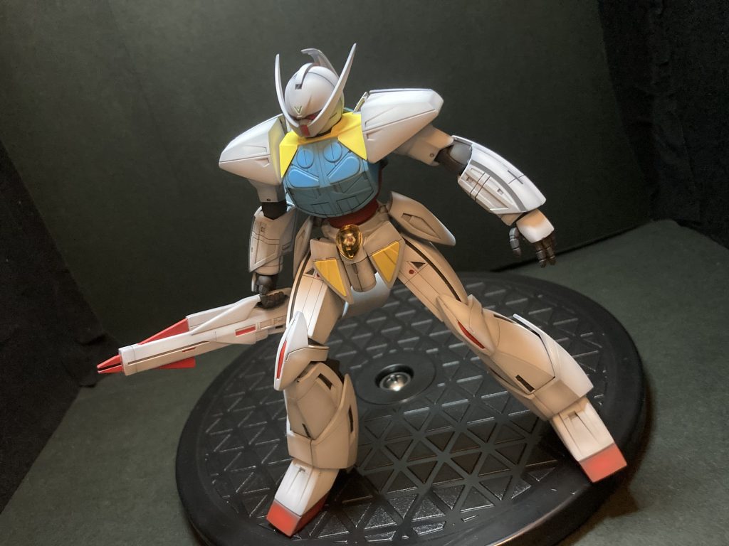 ビームライフルもしっかり塗分けました( *´艸`)この持ち方、∀らしくて好きです(੭ु´・ω・`)੭ु⁾⁾