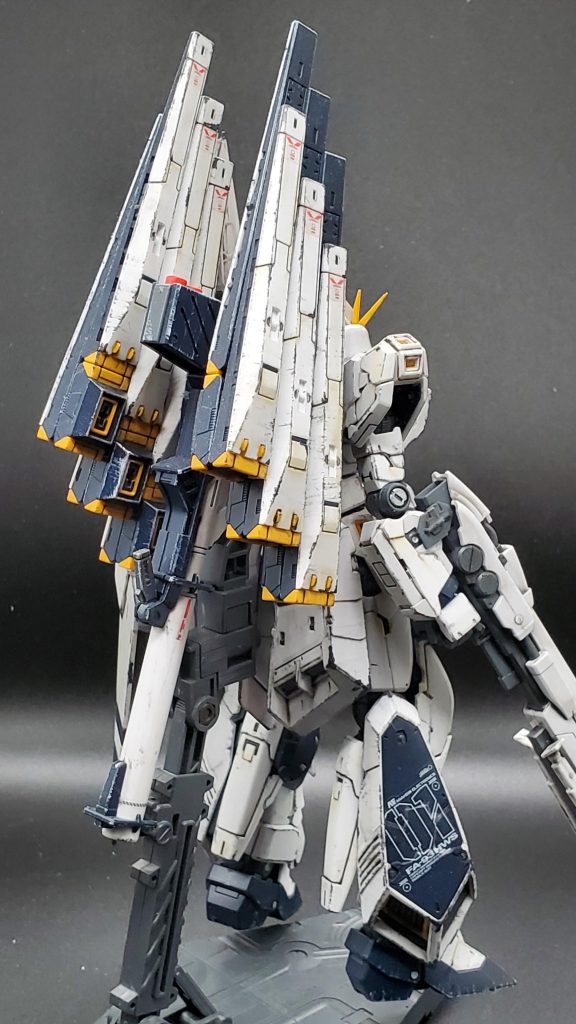 背面フィンファンネルが大変でした。