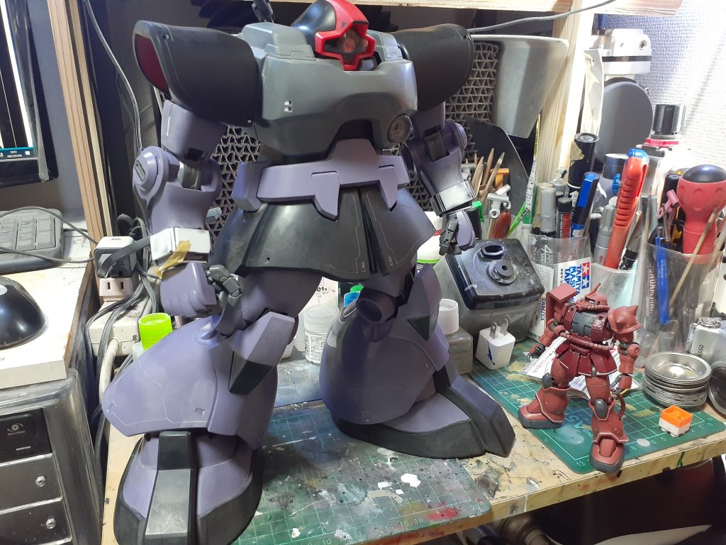 ヤスリかけと、加工完了！ヒケ凄い！笑笑