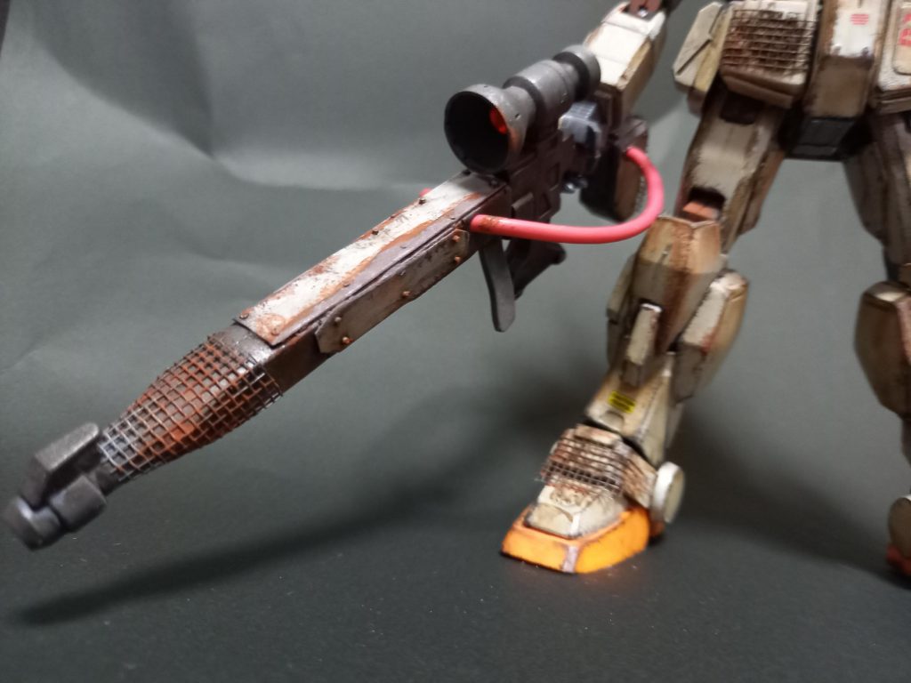 ピグメントで錆表現。ファレホ筆塗り　ファレホピグメント