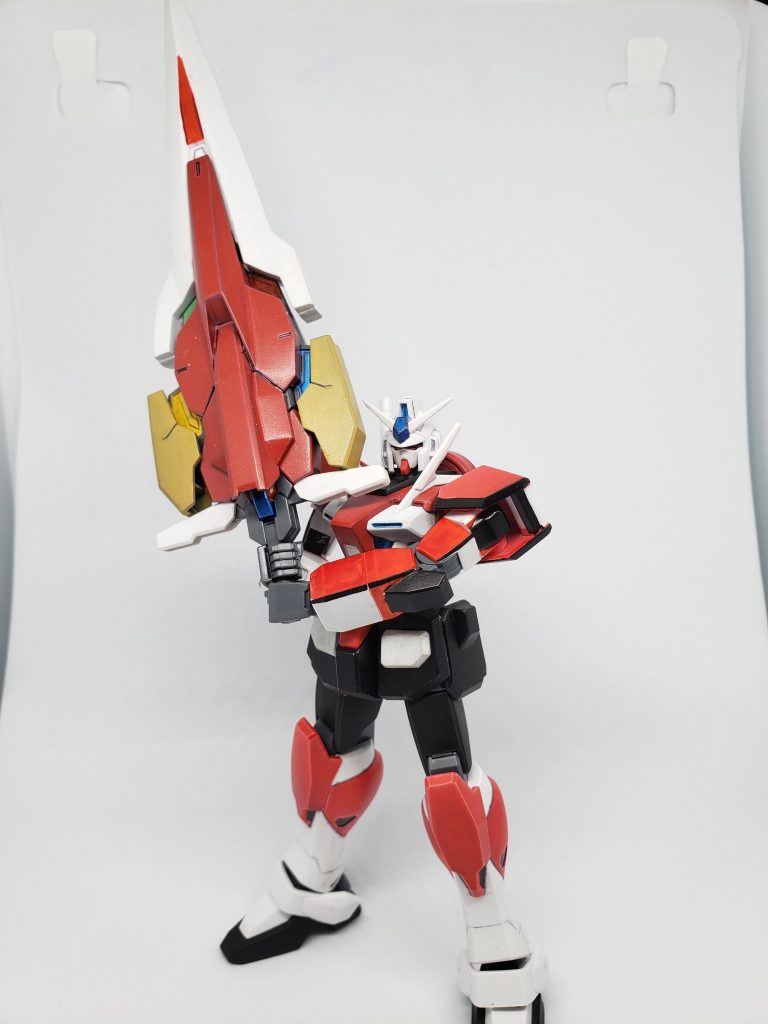 オマケ②オーブガンダム同時ウルトラマンオーブを見ていたときに、オーブカリバー持たせればOガンダムもオーブに出来るのでは…と作成したものです。