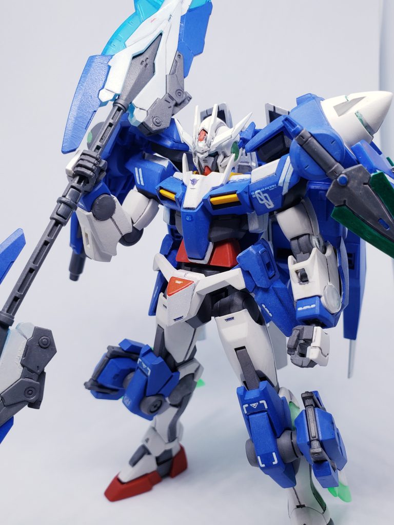 アダプターを噛ませますが、ジャベリンモードへ合体機能も生きています。グリップエンドを外さないといけないのもカレトヴルッフフェーダー譲りです。