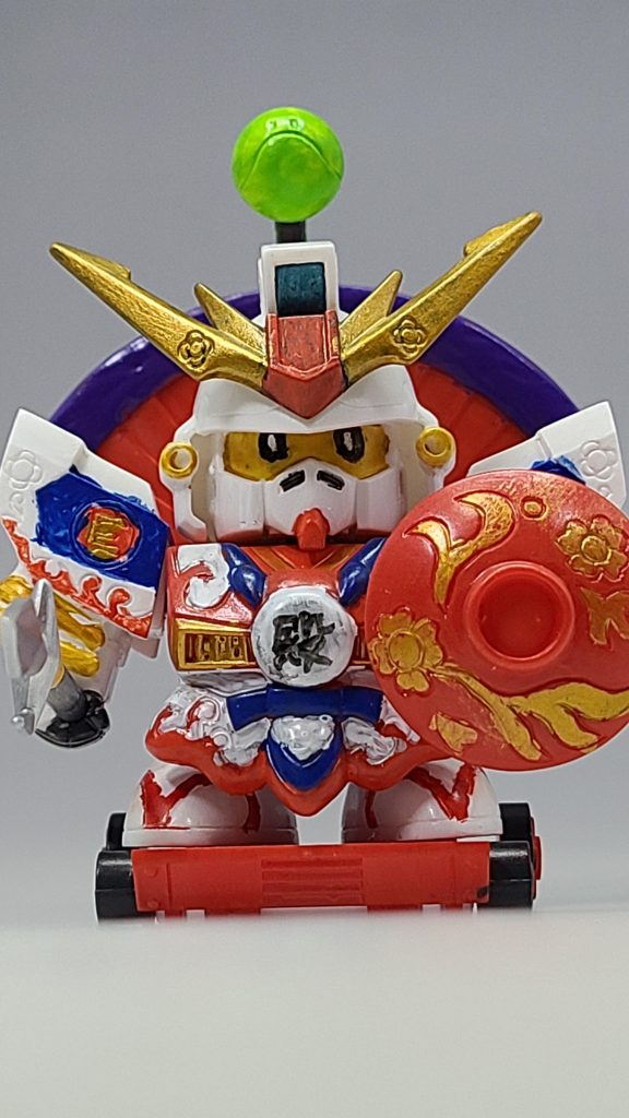 小さいとはいえ、まぁ塗装の粗いこと粗いこと…(ヽ´ω`)
筆塗りの難しさ、特に白の難しさを痛感しました(;´∀｀)