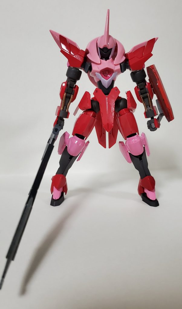 前から。
イメージは女性剣士です。