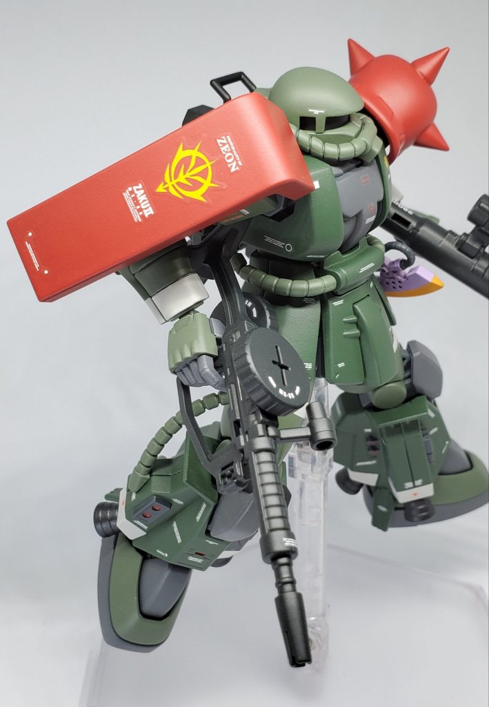 ニムバスがルウム戦役時に乗っていた設定で登場した本機。ただ、06R-1Aに乗っていたというのは生産時期と相当矛盾する為、実際のとこは06Fか06Cに乗っていたのではないでしょうか。