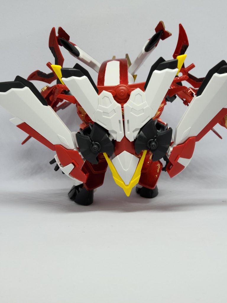 MA形態用のパーツをボールデンでそのまま接続してバックパックにしています