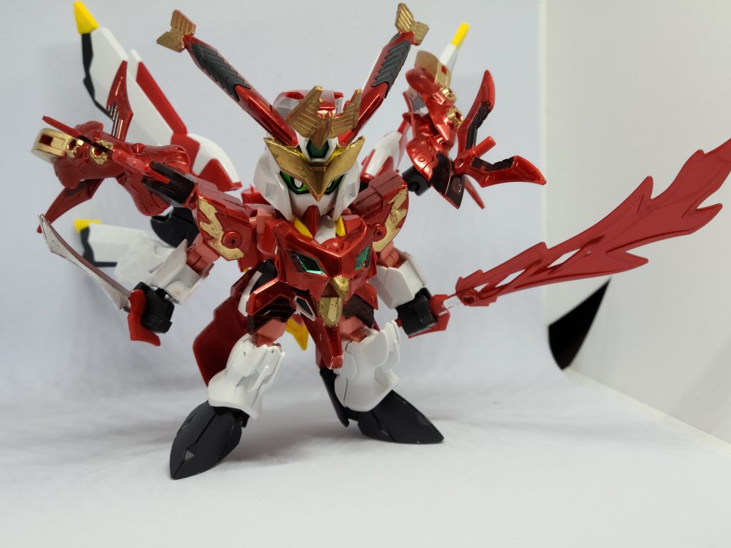 武器は武者○秘将軍と変わらず「出任勢　運知大(でまかせうんしだい)」ハズレのあると思えばある刀身は零丸から流用アタリの刀のほうが小さいですね