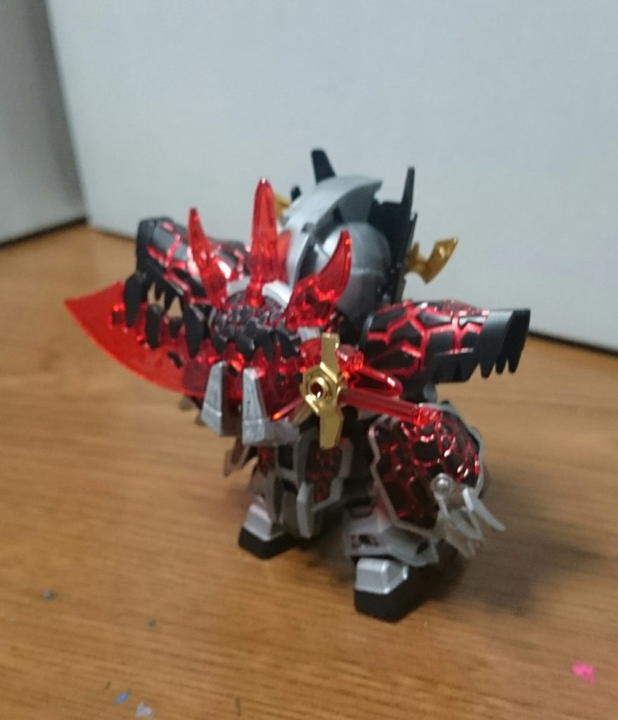 焦熱刀は背中にマウント可能次いで変形~