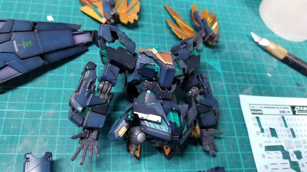 サイコフレームにもガラスパールでキラキラに