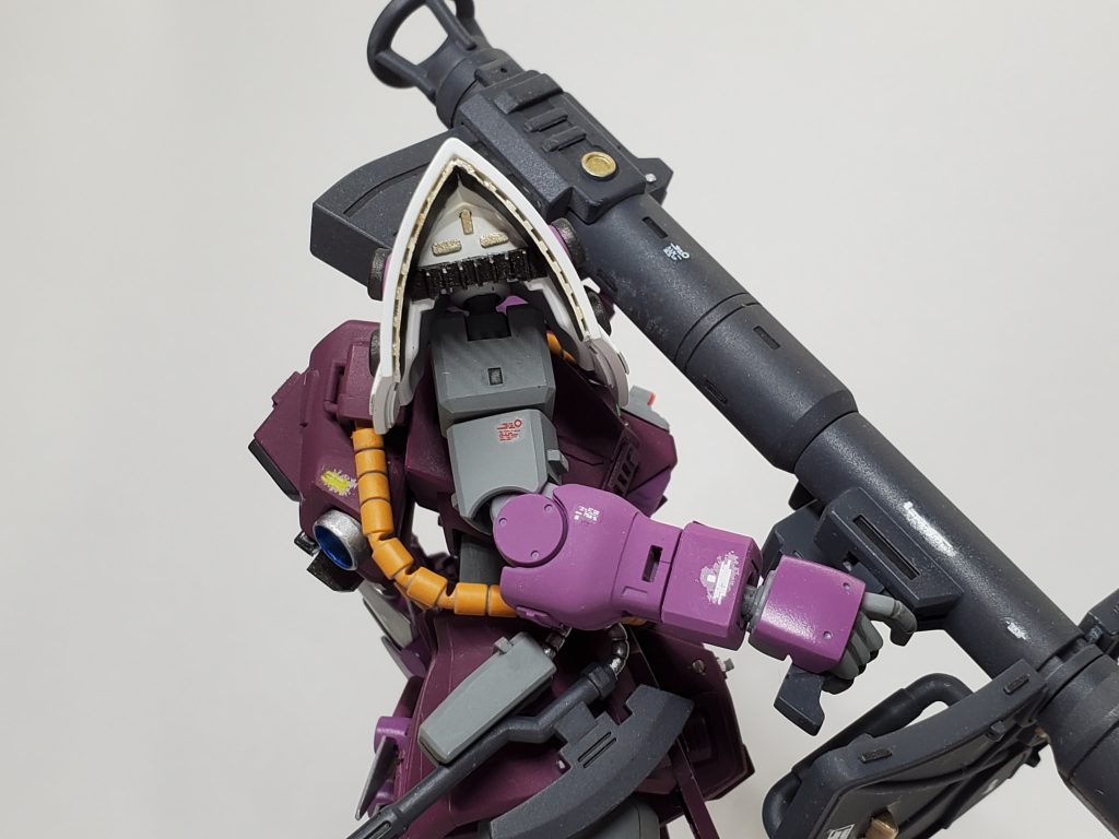 肩の装甲裏もディティールを入れてます。あまり見えてませんが😅 