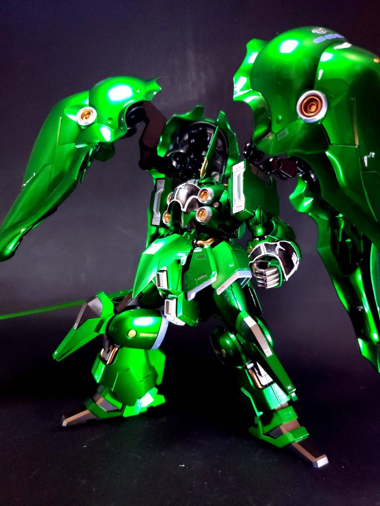 アニメ版ではバインダーや四肢を切断され、頭部をビーム・サーベルで刺される等、大破に近いほどの損傷を受けている。その後、小説版では袖付き・ジオン共和国軍・ガランシェール隊にネェル・アーガマが制圧された際には再びマリーダが搭乗し、ローゼン・ズールの右腕を切断する活躍を見せる。