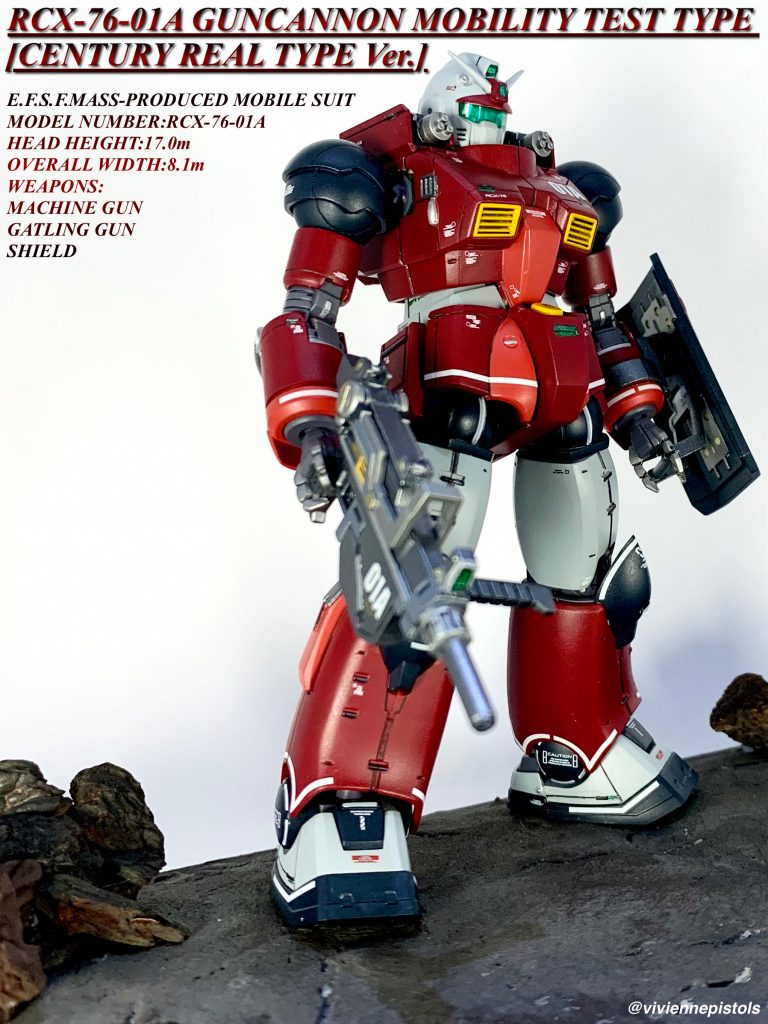 ガンキャノン機動試験型「リアルタイプカラーVer.」–3枚目/制作者:ヴィヴィアンピストルズ