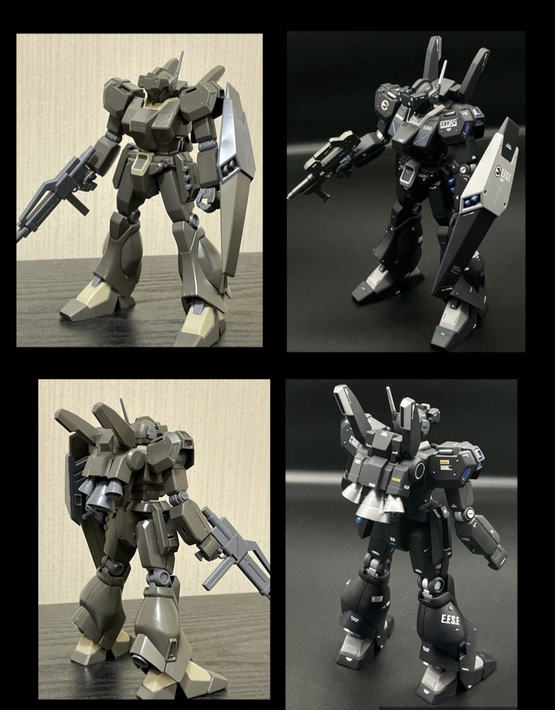 最後に元キットとの比較です。今年もよろしくお願いします(▽v▽)!