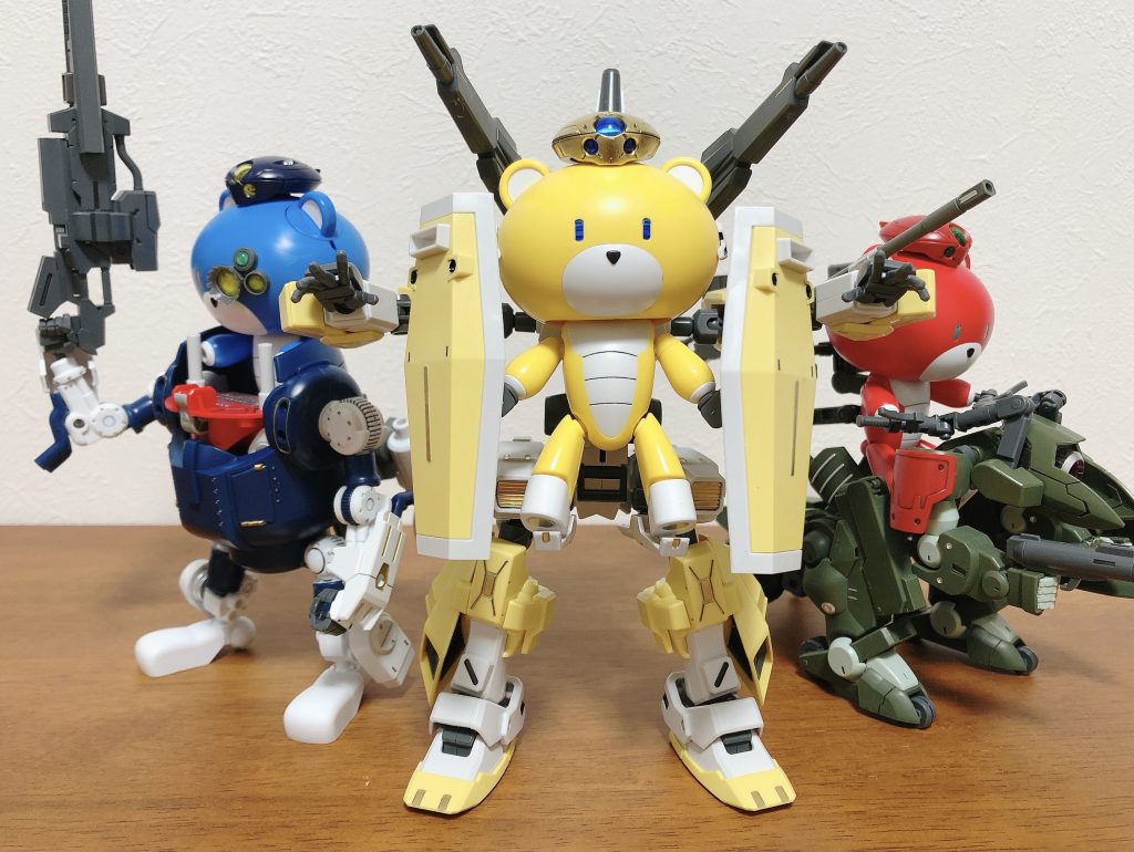 当初予定していた、3体が完成しました!