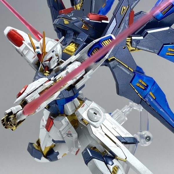 RGストライクフリーダムガンダム チタニウムフィニッシュ｜T-selfさんのガンプラ作品｜GUNSTA（ガンスタ）