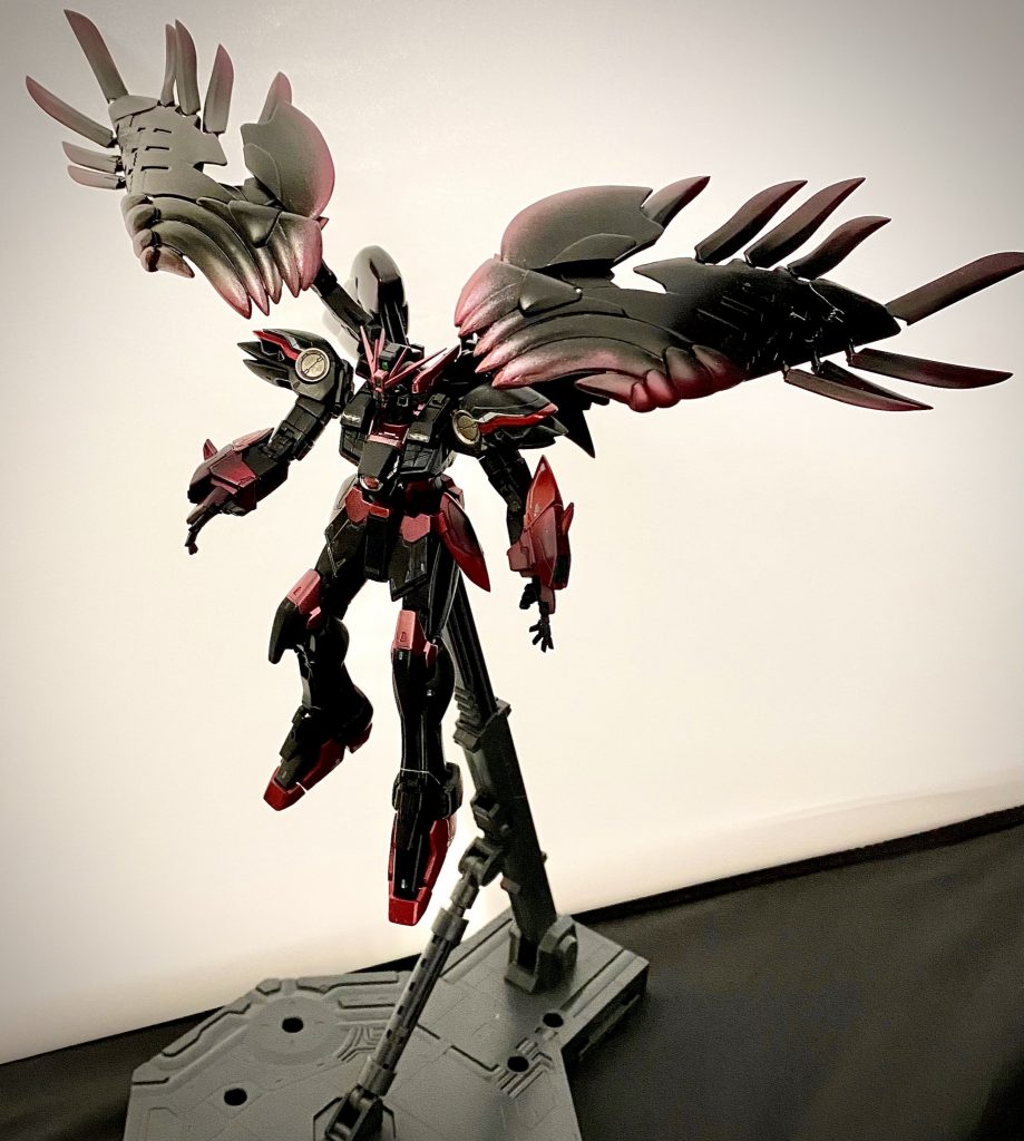 ウィングを広げてみました。