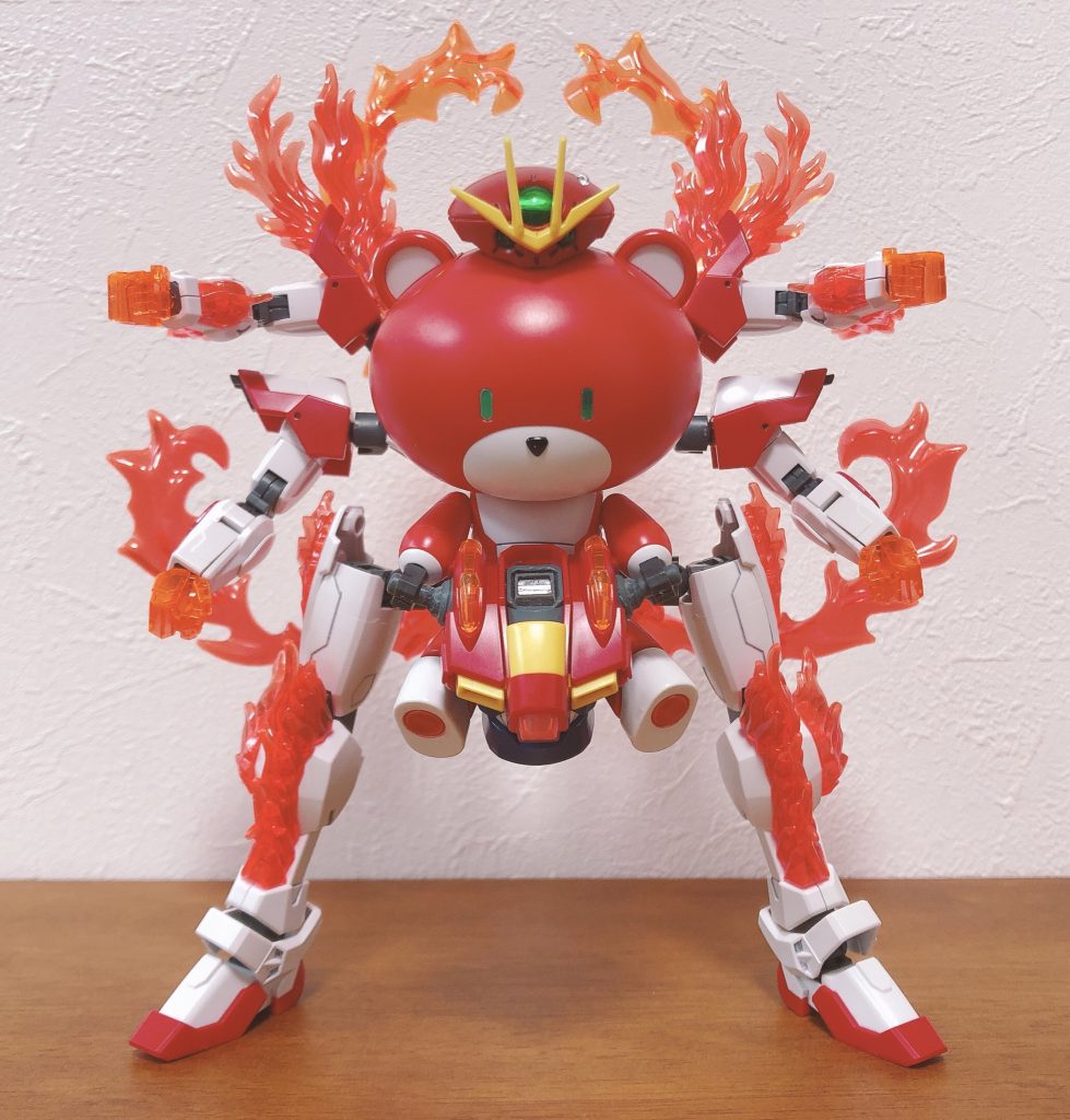 パーツを変えただけなのに、想像以上にカッコ良い!武神!阿修羅感増し増しです!