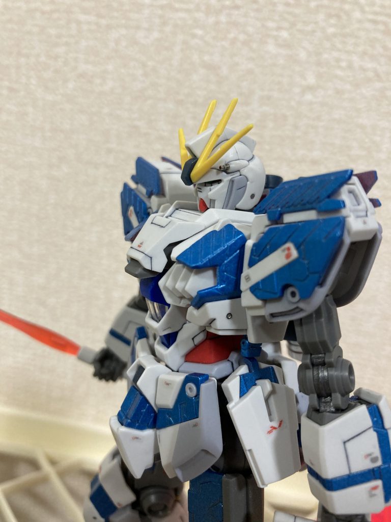 初めてのメタルパーツバルカン。ちょっとズレて凹んでます 