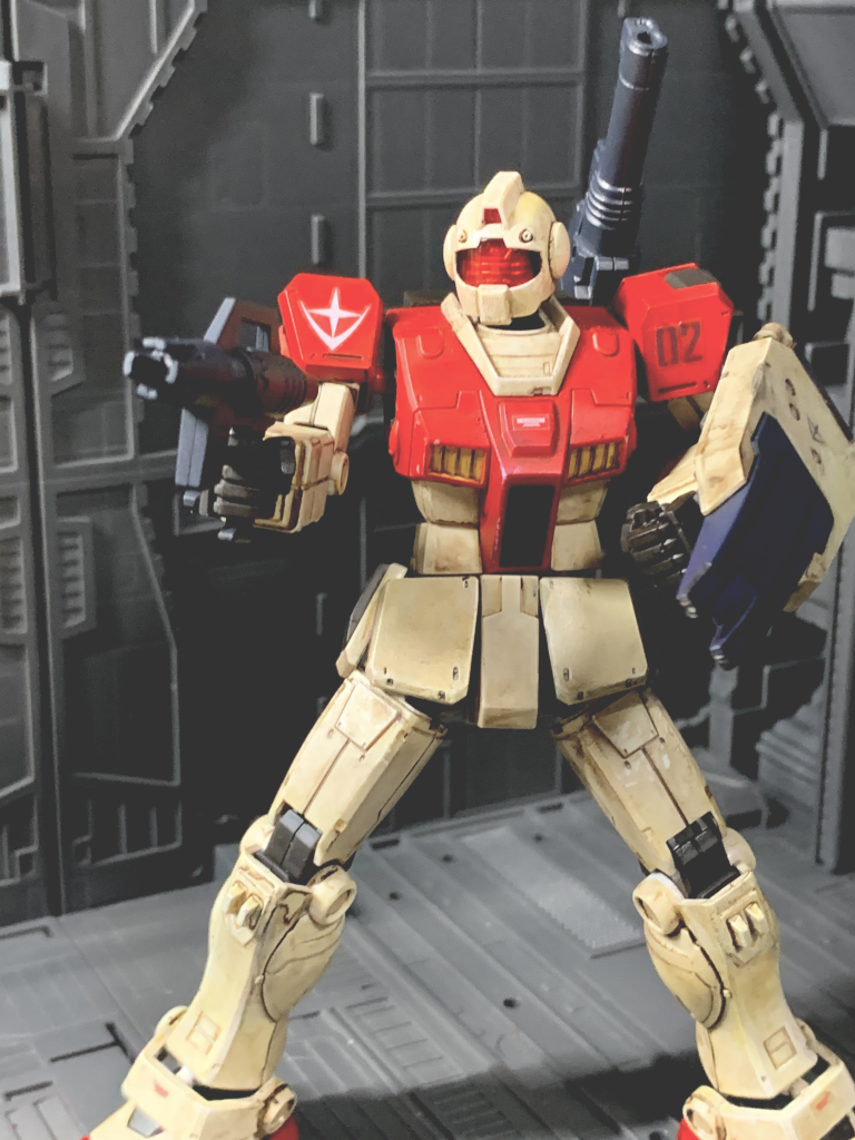 ビームスプレーガン。銃口のスリットを切除しています。 