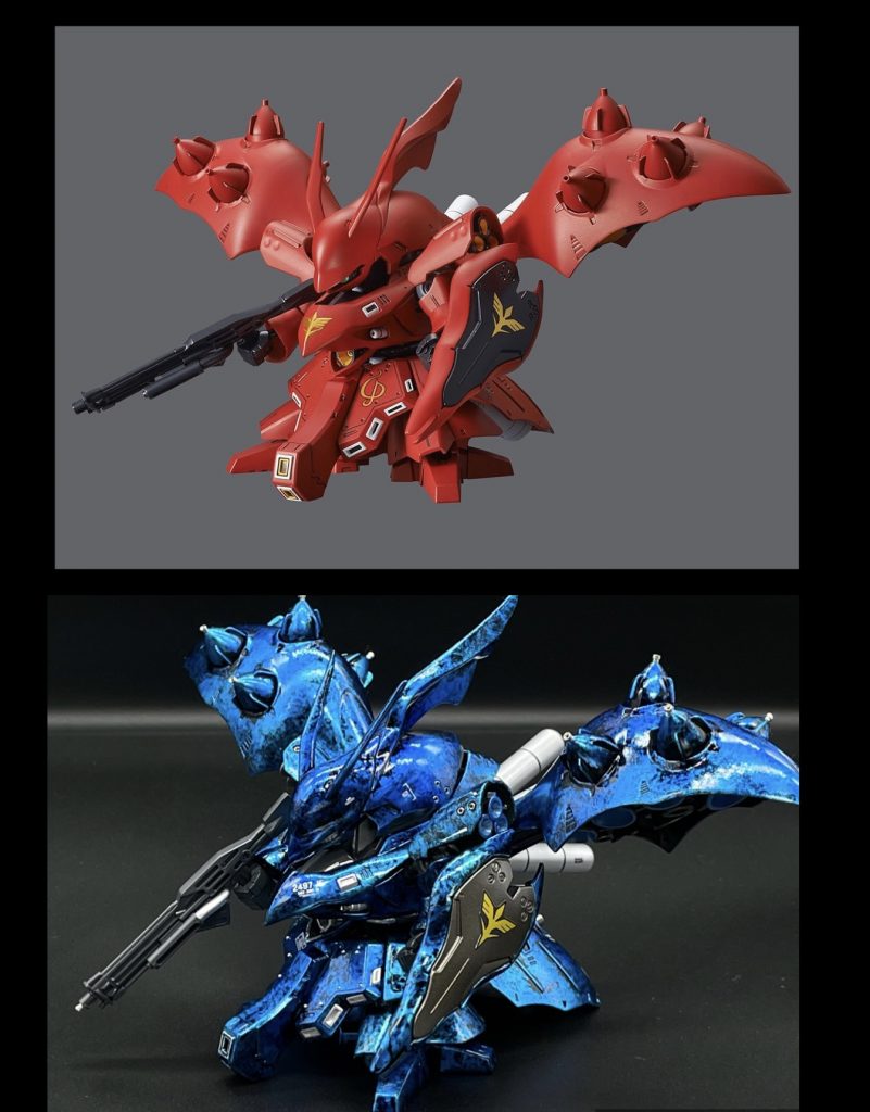 最後に公式サイトの元キット写真との比較です