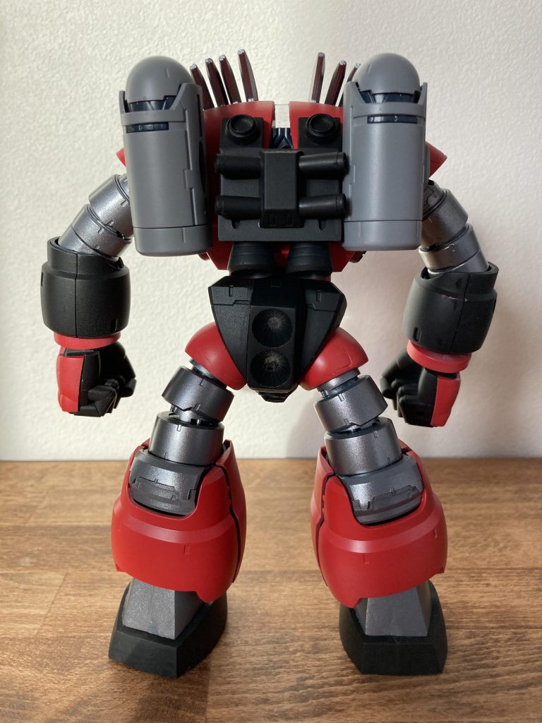 背面もMGズゴック君とゾゴック君のバックアップで作成。