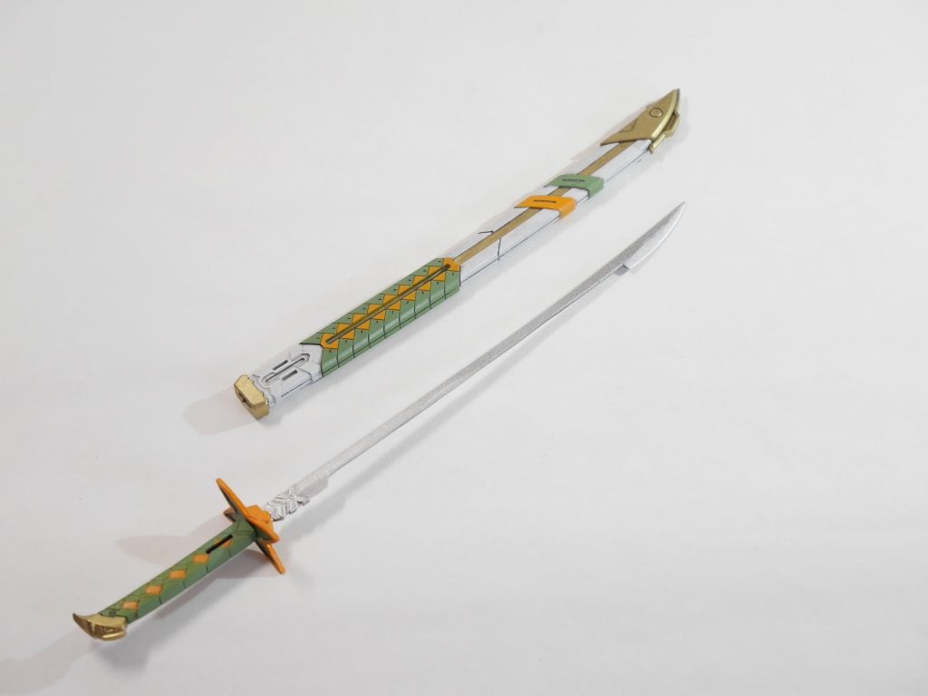 刃の部分も寄せて作成しました
ヤスっている時に折れそうになりました💦