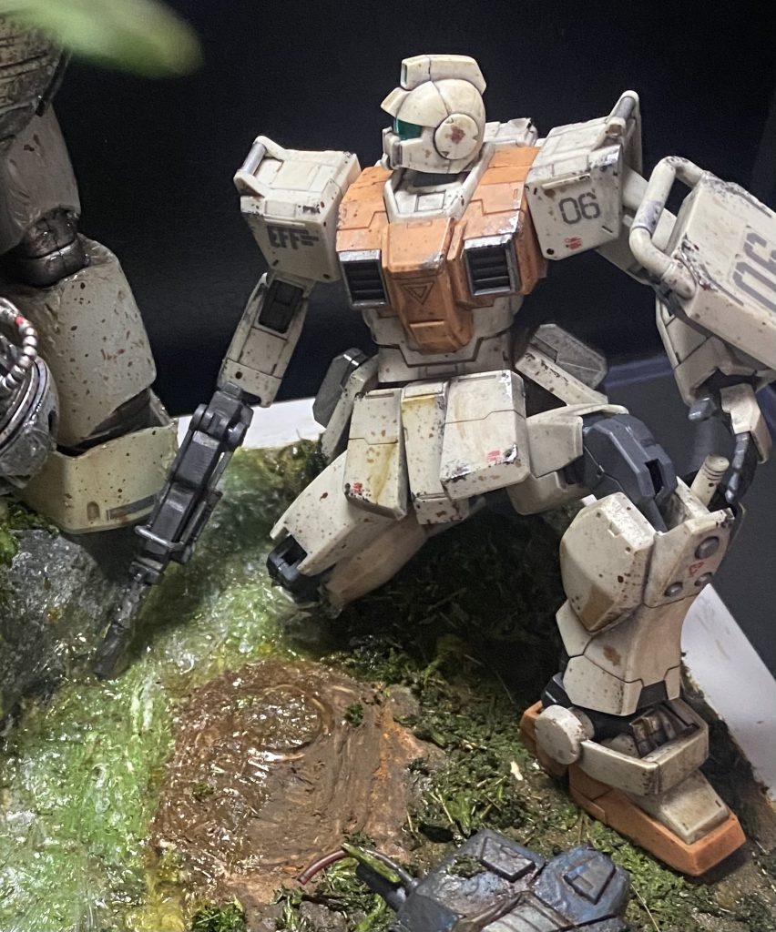 陸戦型ジムはビームサーベルふくらはぎから取り出すのが良い！