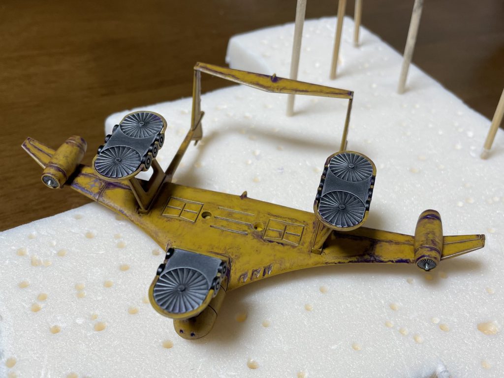 機体の裏側です。