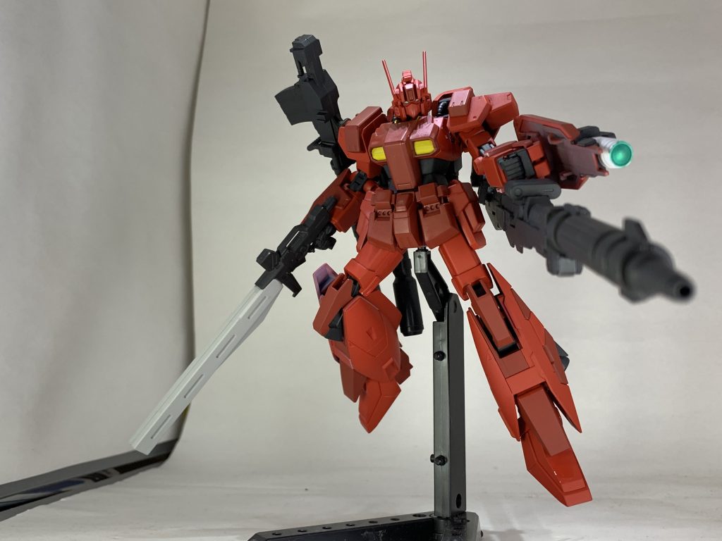 バックパックはそのままなので長物も普通に持てます。