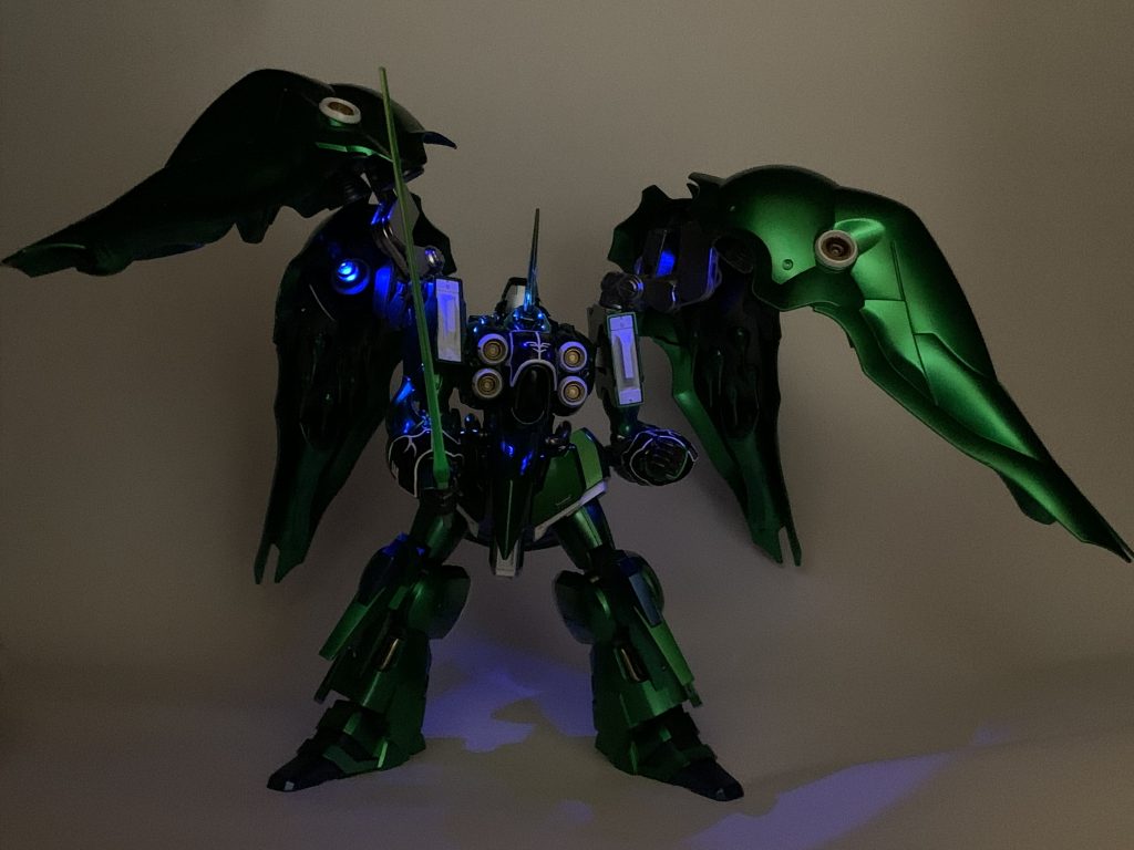 バーニアにLEDミライトを仕込んで発光させるということを初めてやりました！