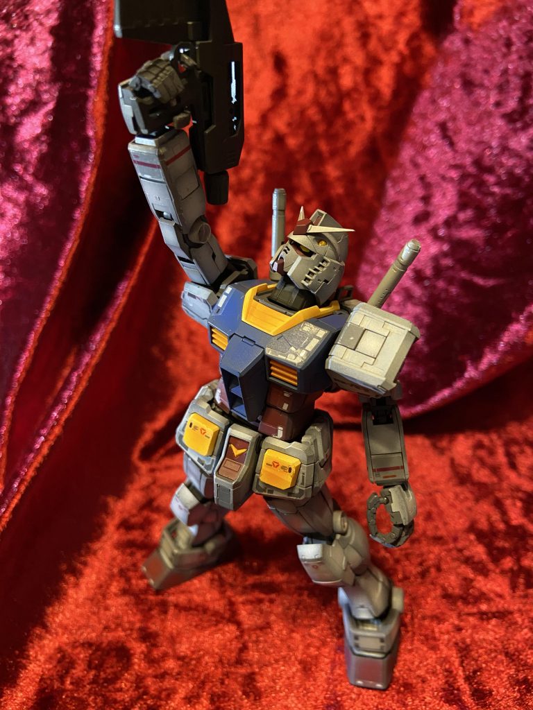 もし頭も左腕もあったらラストシューティングはこんな感じなんですかね♪