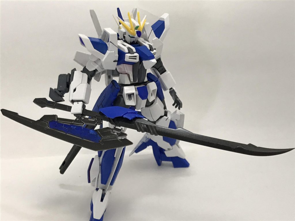 試作大型太刀、獄夜です普段は右腕にマウントされてます