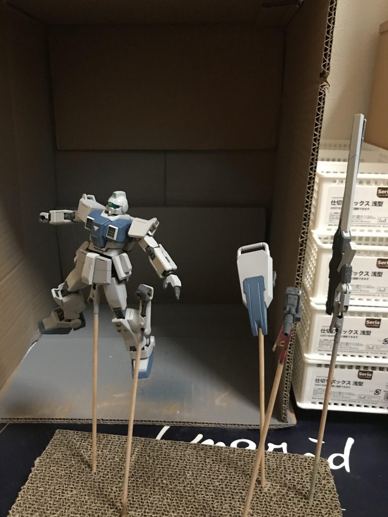 なんて見窄らしい塗装ブース